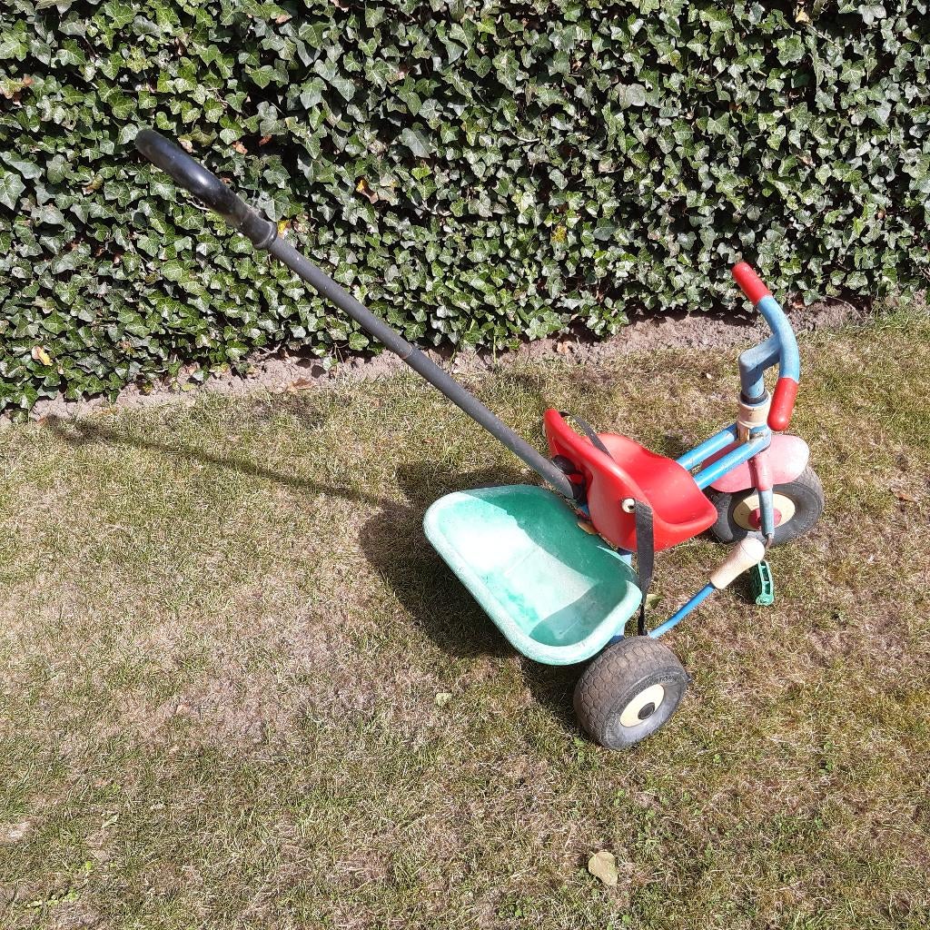 Driewielfietsje, Ophalen, Gebruikt, Onbekend, Duwstang