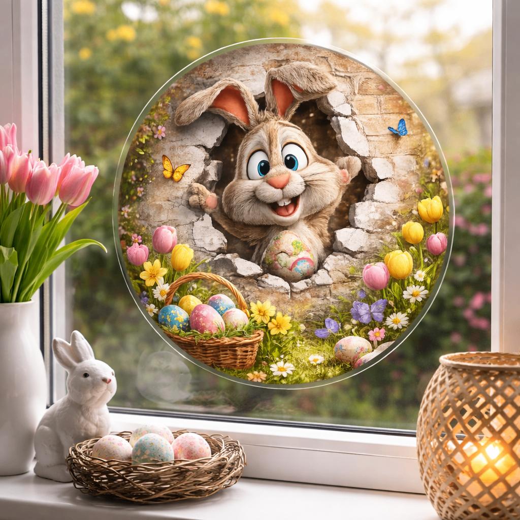 Pasen | Raamstickers, Diversen, Ophalen of Verzenden, Nieuw