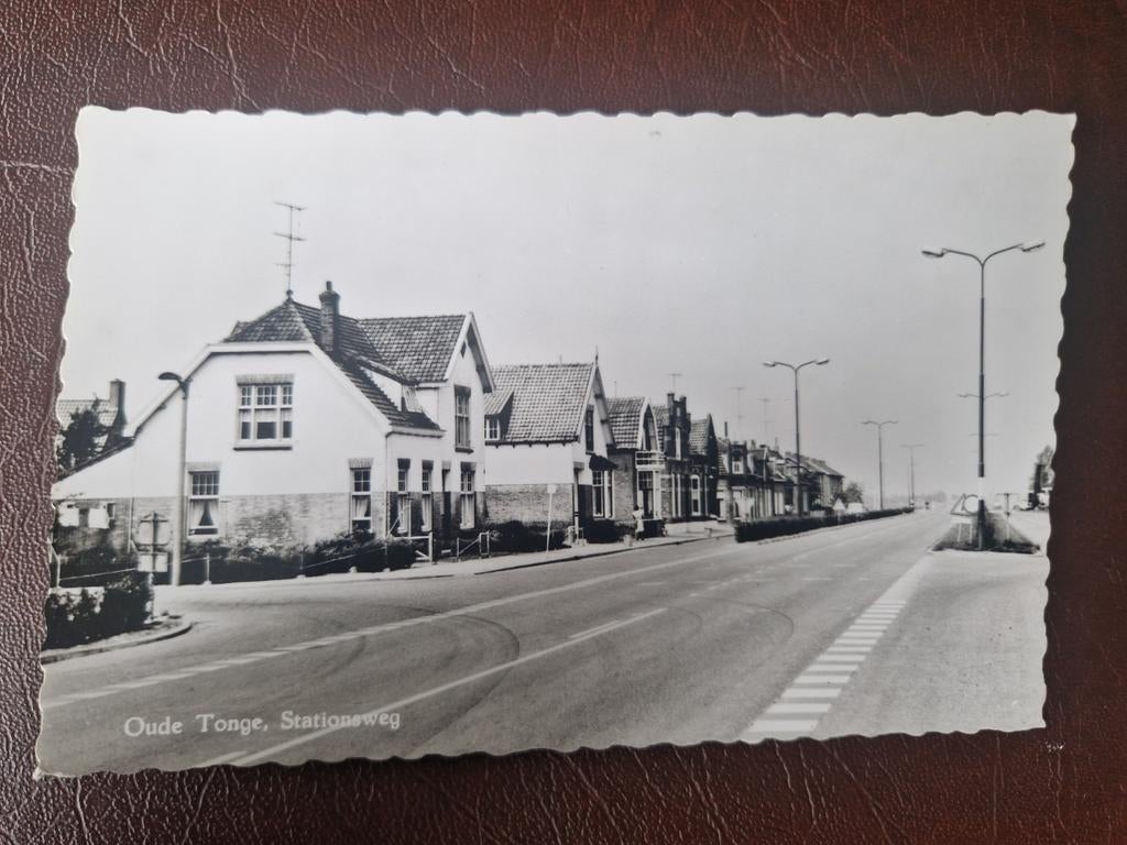 Oude tonge, stationsweg, Verzenden, 1940 tot 1960