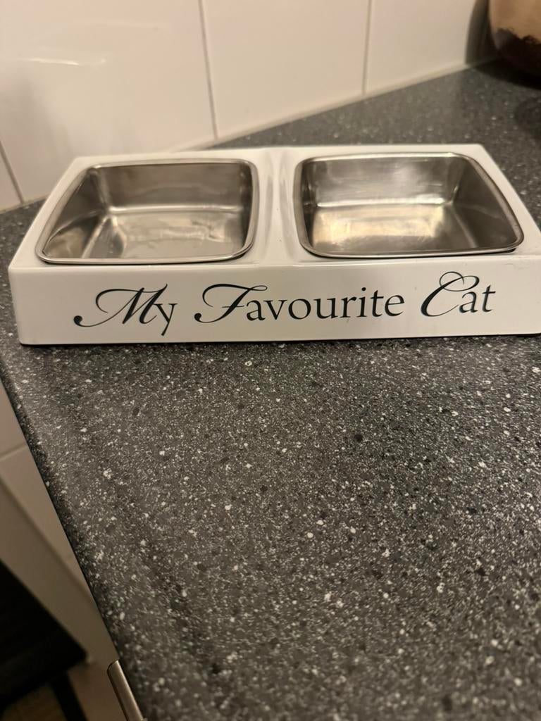 Katten voerbak designed by Lotte, Ophalen of Verzenden