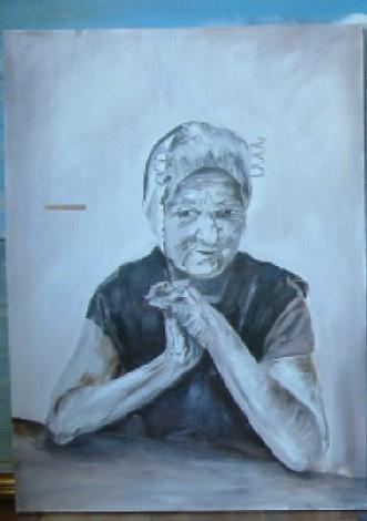 portretten /vissers Arnemuiden Jac Caljouw Arnemuiden, Antiek en Kunst, Ophalen