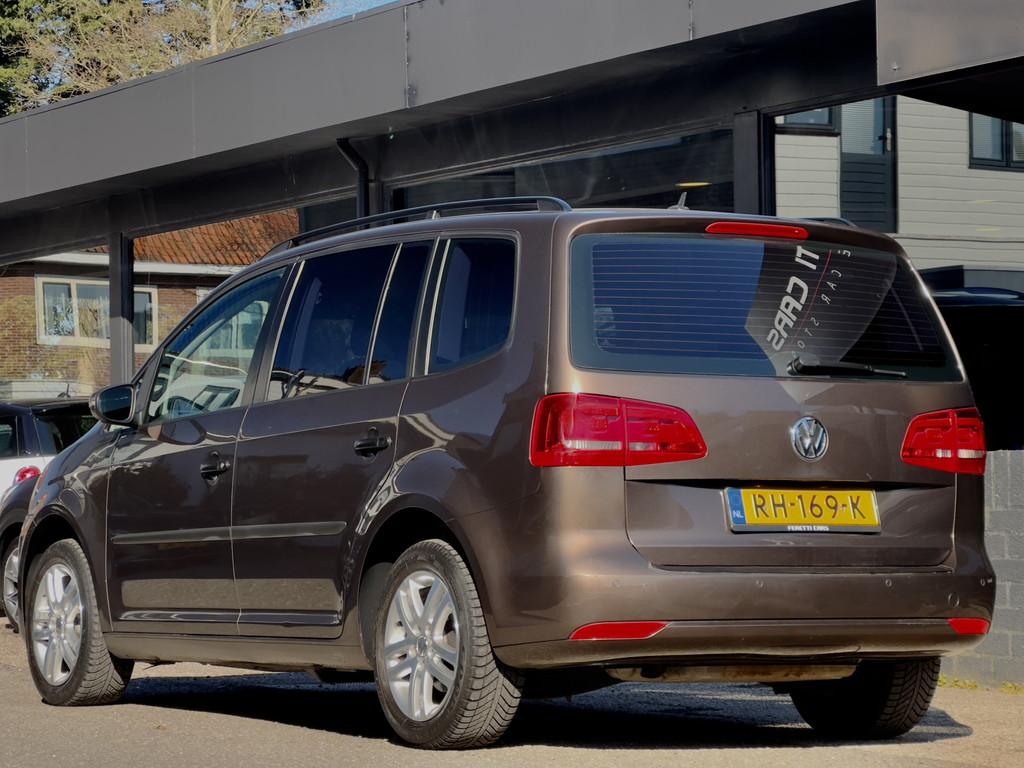 Volkswagen Touran 1.2 TSI EASYLINE 7PERS 153 d.Km. NAVI AIRC, Euro 5, Gebruikt, 4 cilinders, Bruin