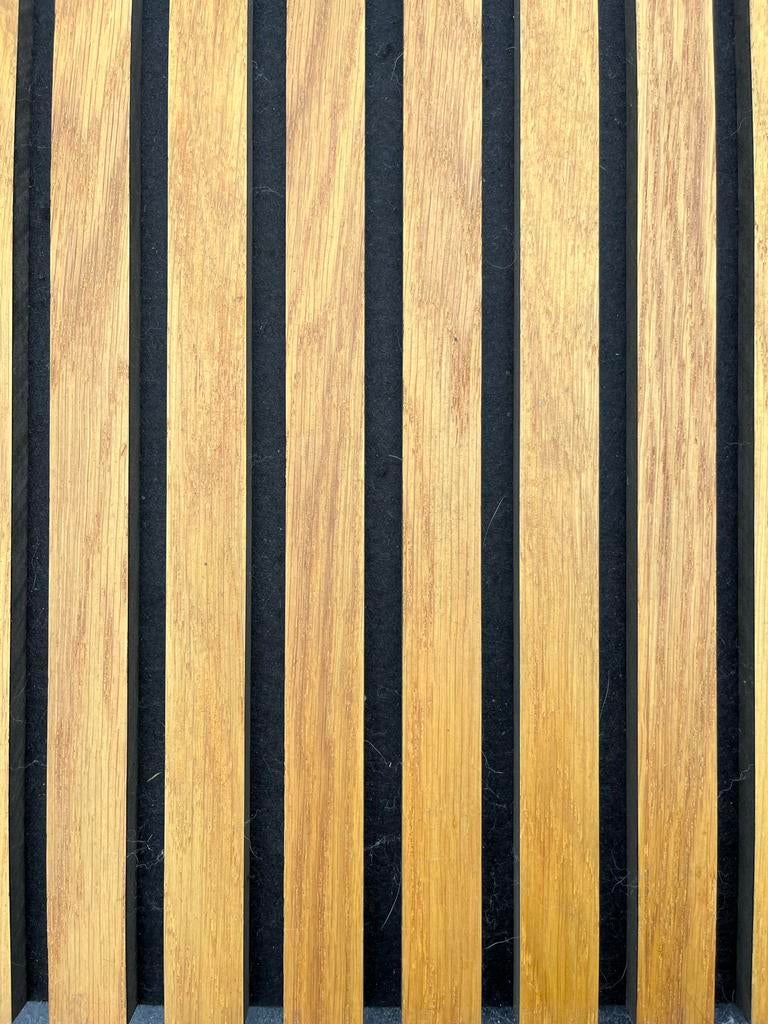 OAKE nieuwe akoestische wandpanelen - 6 stuks (60x120 cm), Hout, Nieuw, Bruin, Wandbord of Wandpaneel