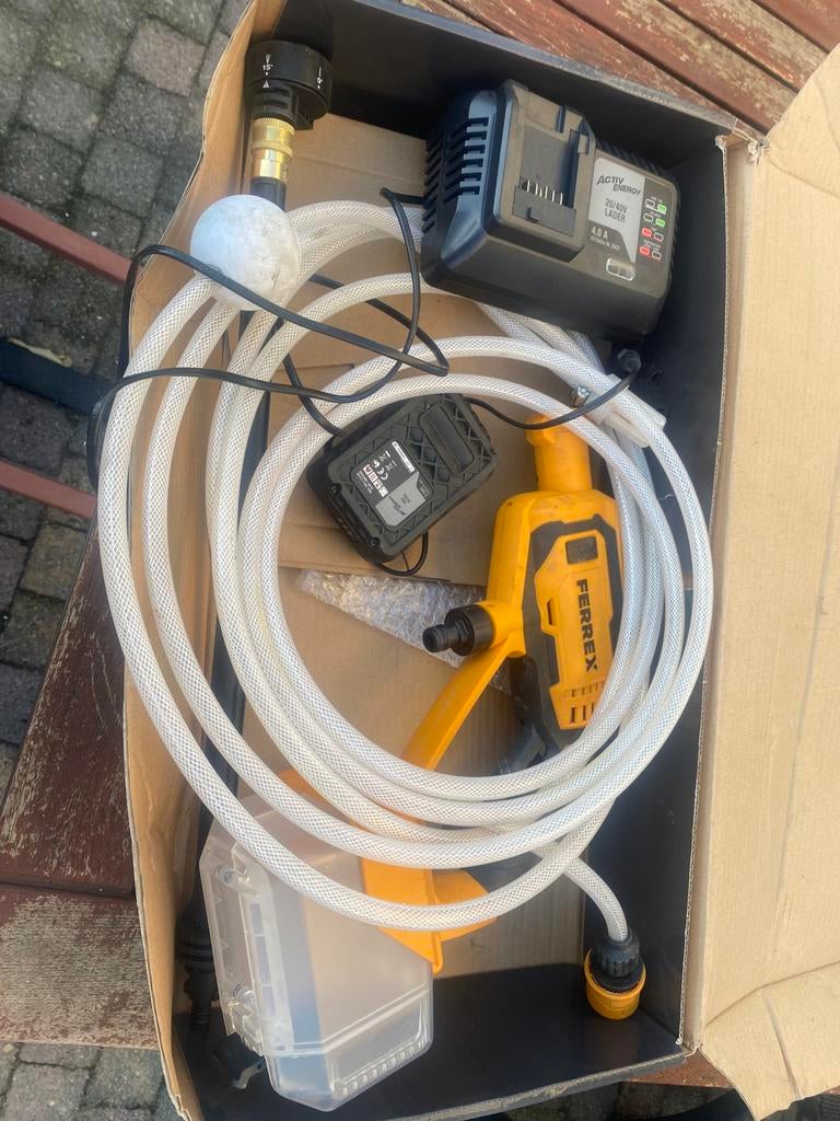 Accu hogedrukreiniger 20 v, Ophalen of Verzenden, Zo goed als nieuw, Accu