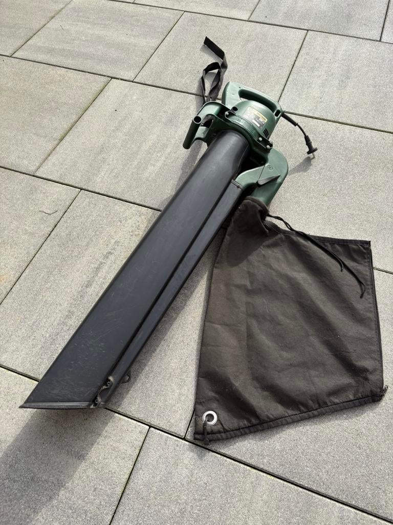 Greenway bladblazer, blaast, zuigt en versnippert., Tuin en Terras, Bladblazers, Handgedragen, Ophalen of Verzenden, Zo goed als nieuw