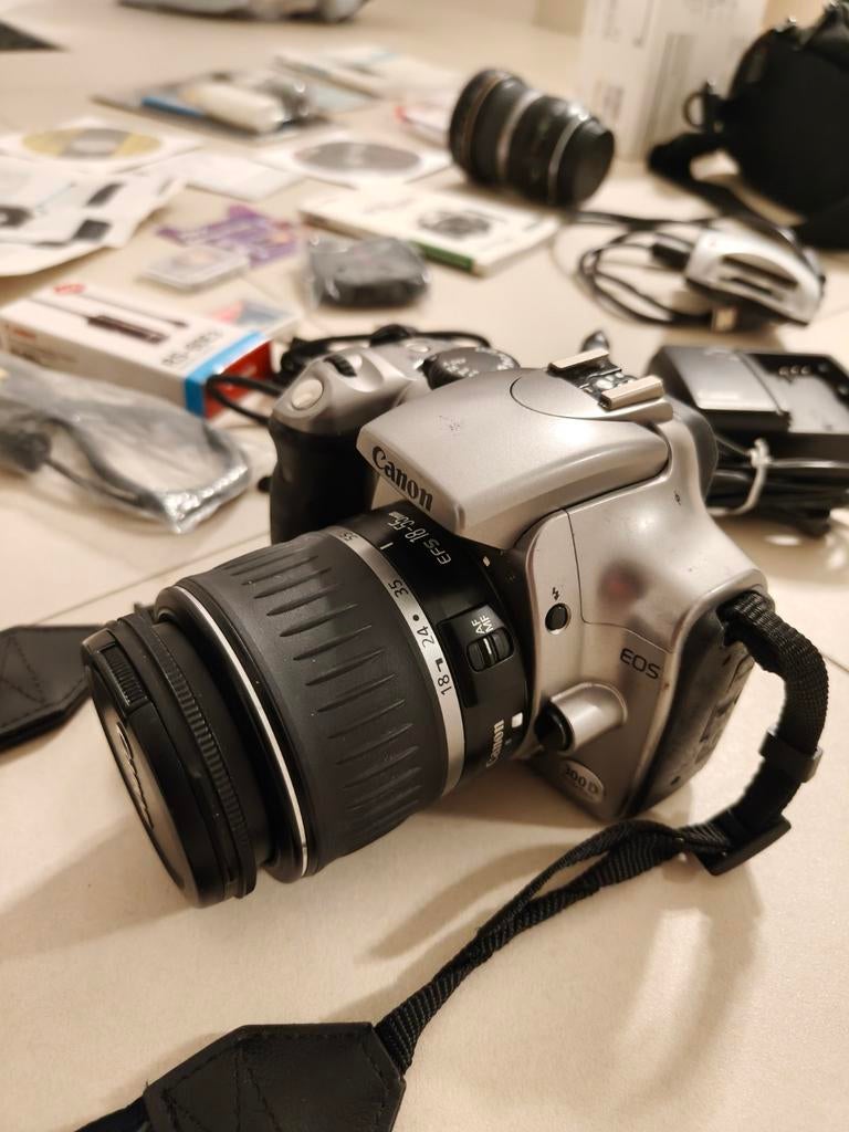 Canon EOS 300D Complete Set 18-55 mm + 10-22 mm Accessoires, Audio, Tv en Foto, Fotocamera's Digitaal, Ophalen of Verzenden, Gebruikt