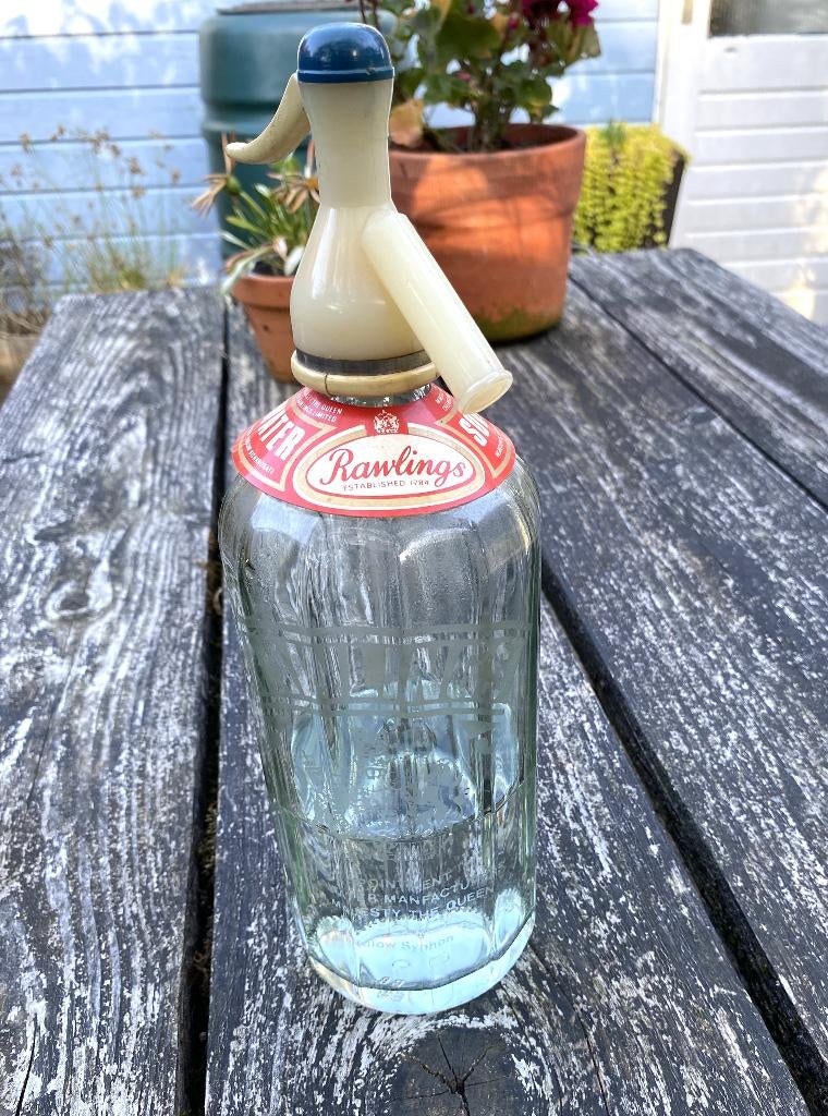 Leuke Spuitwater Fles Ramlings - reclame vintage retro, Ophalen of Verzenden, Zo goed als nieuw, Verpakking