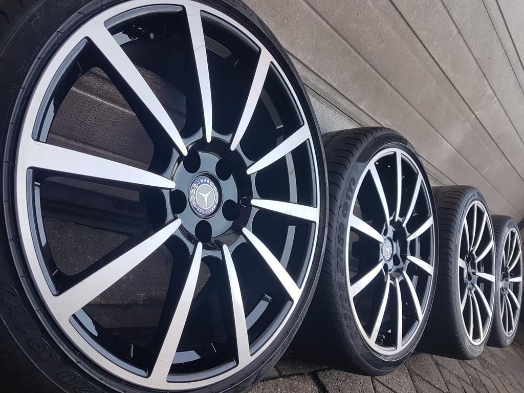 20 inch Mercedes SL55 SL500 CLS 63 55 W219 AMG velgen, Auto-onderdelen, 245 mm, -, -, Banden en Velgen
