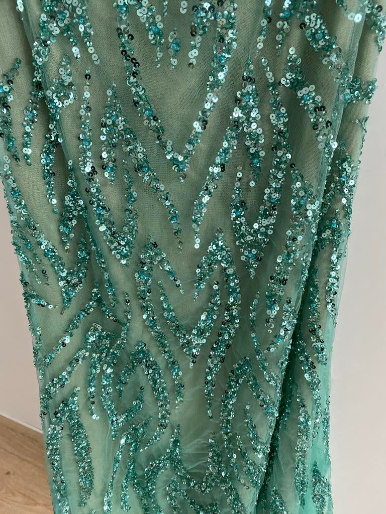 Elegante Galajurk met Pailletten maat 38, Maat 38/40 (M), Galajurk, Ophalen of Verzenden, Zo goed als nieuw