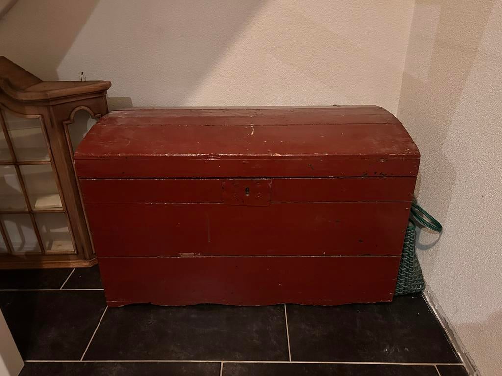 Houten opbergkist, Ophalen, Zo goed als nieuw, 50 tot 100 cm, Minder dan 50 cm