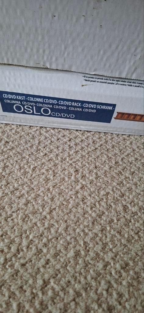 CD/DVD KAST 2 stuks, Ophalen, Nieuw, Hout, Cd's of Dvd's