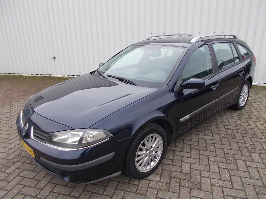 Renault Laguna Grand Tour 2.0-16V Business ( APK KEURING BIJ, Voorwielaandrijving, Gebruikt, 4 cilinders, Blauw
