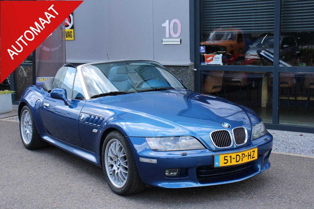 BMW Z3 Roadster 2.8 122DKM AUTOM, AIRCO, HARDTOP, Automaat, Gebruikt, Cabriolet, Blauw