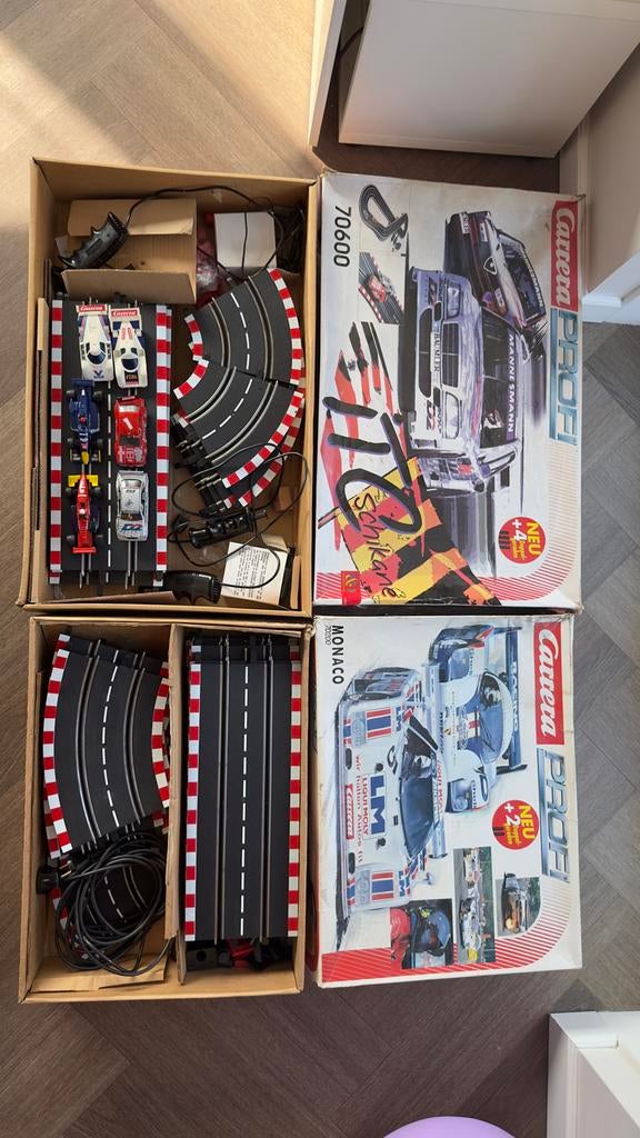 Carrera prof ITC Schikane en Monaco racebaan, Ophalen, Carrera, Elektrisch, Racebaan