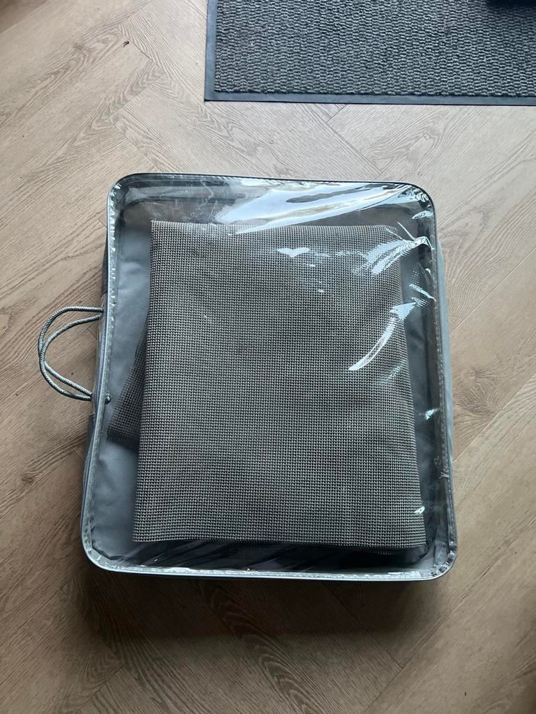 Camping kleed 310 x 200 cm - Grijs grondzeil, Ophalen of Verzenden, Gebruikt