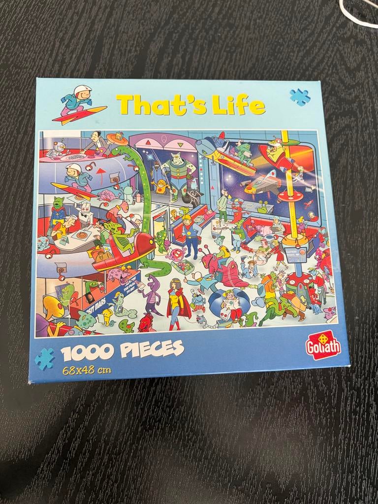 Puzzel That's Life 1000 stukjes Goliath, Ophalen of Verzenden, 500 t/m 1500 stukjes, Zo goed als nieuw, Legpuzzel