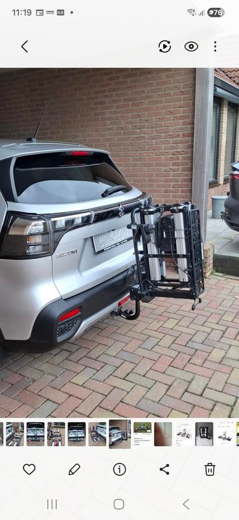 Ibaike, Auto diversen, Fietsendragers, Ophalen of Verzenden, Zo goed als nieuw, Trekhaakdrager