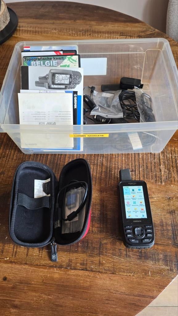 Garmin GPSMAP 66sr met navigatie en veel accessoires, Ophalen of Verzenden