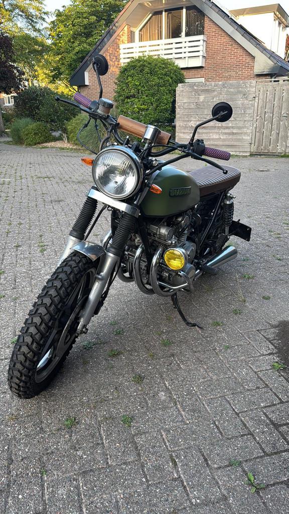 Custom Suzuki gs550 scrambler, caferacer, brat, 4 cilinders, Particulier, Meer dan 35 kW, 550 cc