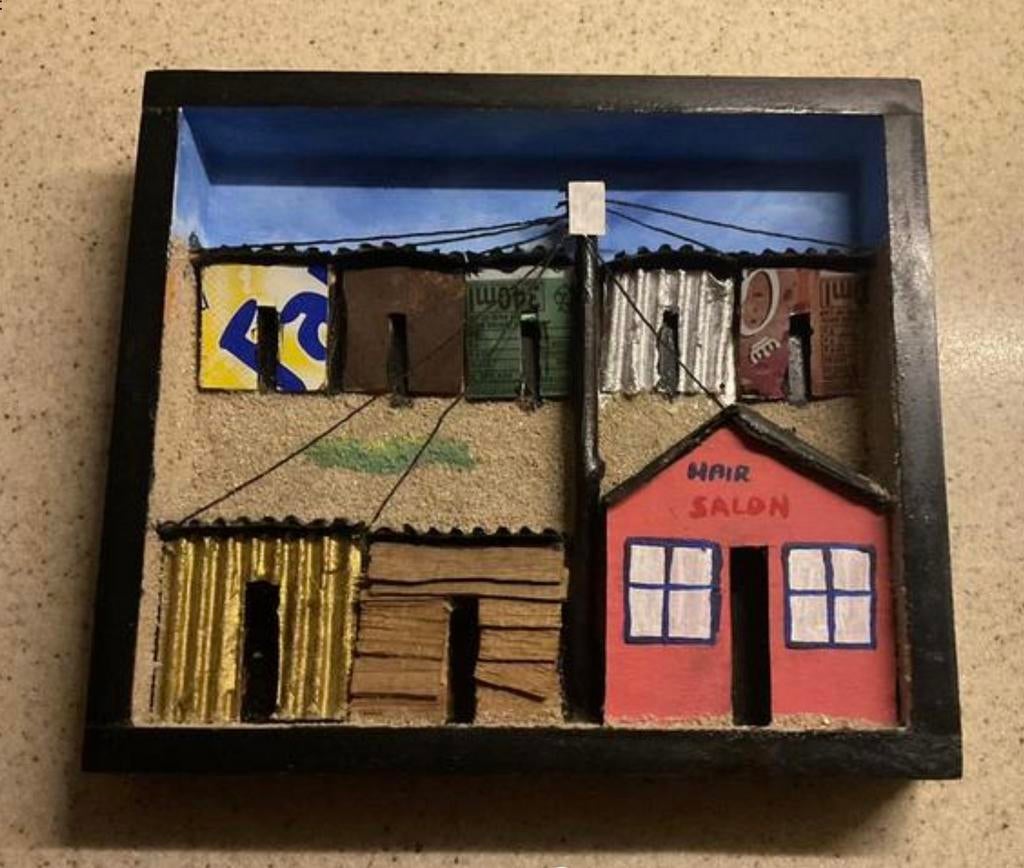 3d schilderij uit Zuid Afrika, Ophalen of Verzenden