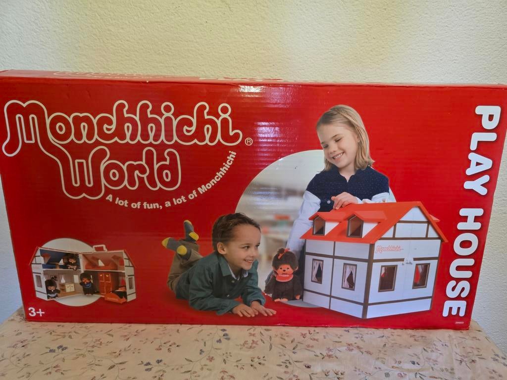 Monchhichi huis **NIEUW**, Ophalen of Verzenden, Winkel, Super of Benzinepomp, Zegels, Bonnen of Punten