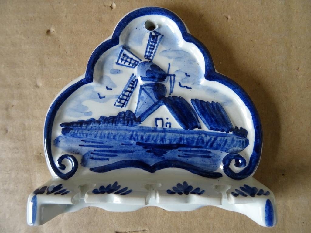 Vintage Delfts blauw lepelrekje Delfts Holland 19euro p stuk, Ophalen of Verzenden