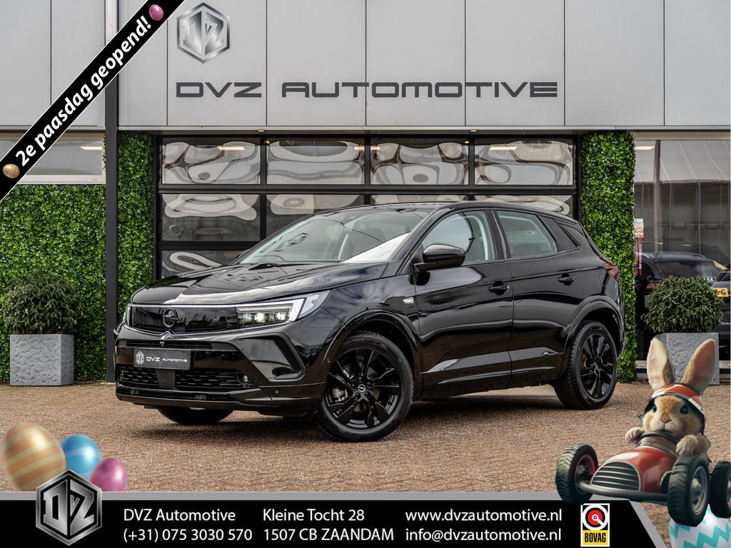 Opel Grandland 1.2 Turbo Hybrid GS | Black Pack | 360 Camera, Gebruikt, Zwart, 1199 cc, Met garantie (alle)