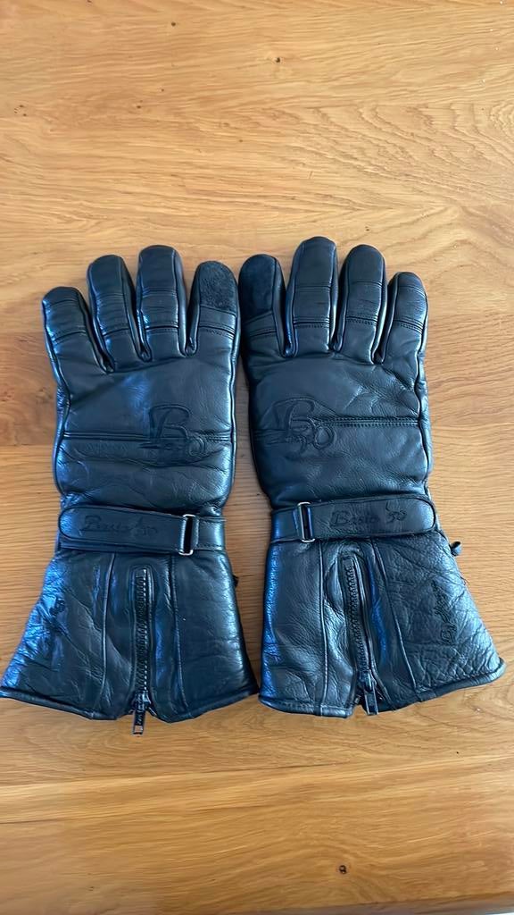 Leren motor handschoenen, Motoren, Ophalen, Zo goed als nieuw