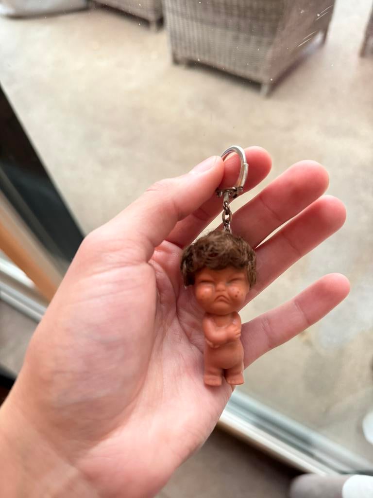 Vintage Kewpie Pop Sleutelhanger, Verzamelen, Poppen, Ophalen of Verzenden, Nieuw, Pop