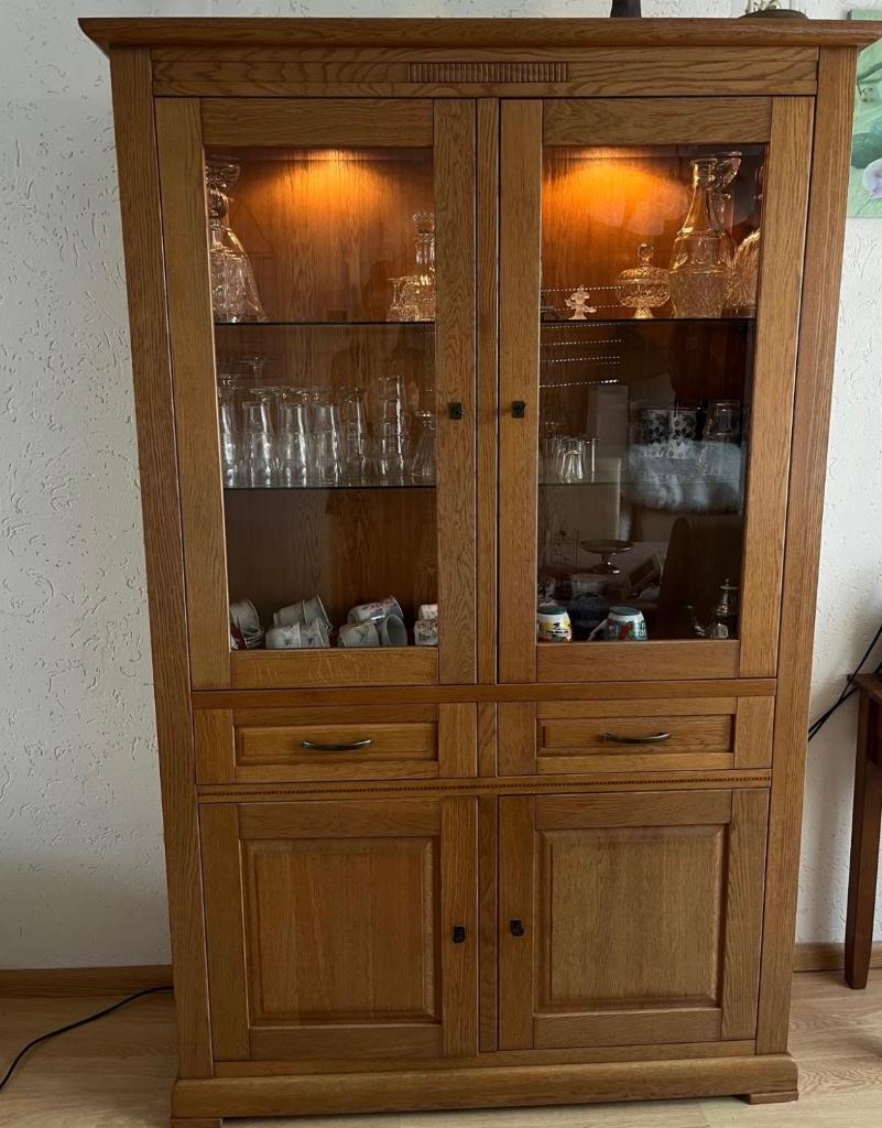 Eikenhout meubel set, Ophalen, Met deur(en), Eikenhout, Zo goed als nieuw