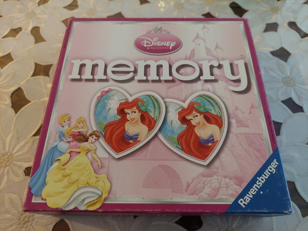Disney Prinscess. Memory. Compleet. Vintage., Hobby en Vrije tijd, Drie of vier spelers, Ophalen of Verzenden, Zo goed als nieuw