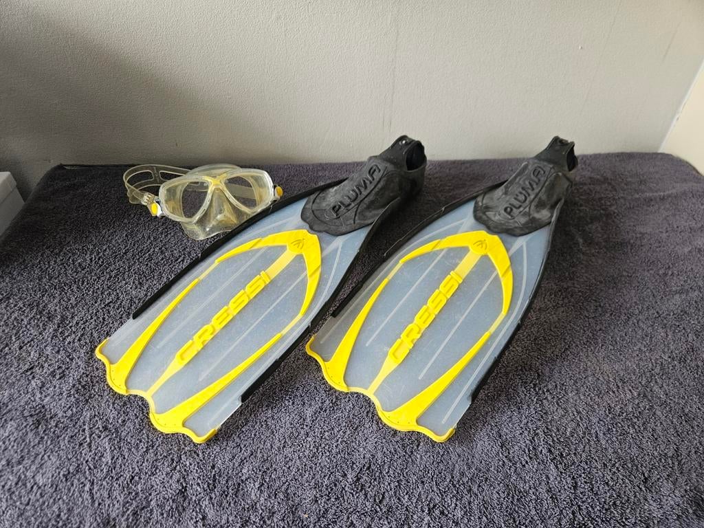 Cressi Pluma Zwemvliezen mt 37/38, Ophalen of Verzenden, Gebruikt, Zwem- of Duikvliezen