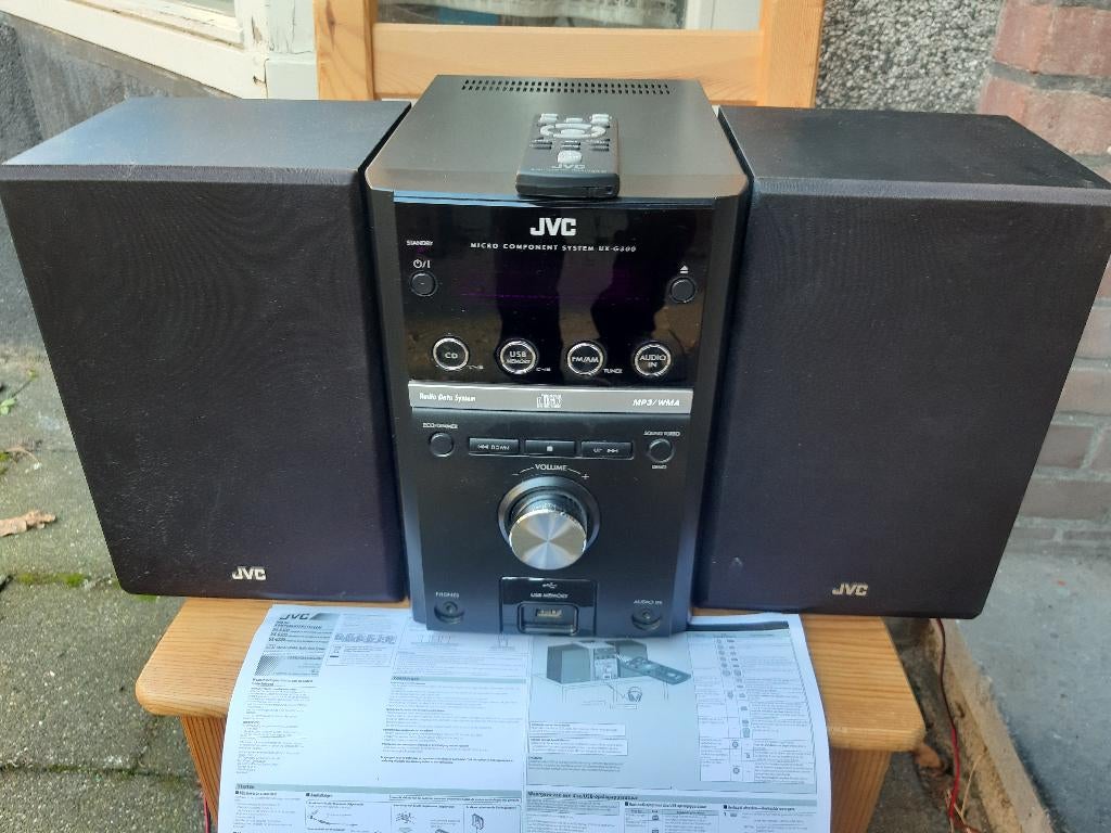 JVC Micro stereo-set model CA - UXG 300, Ophalen, Gebruikt, JVC, Tuner of Radio