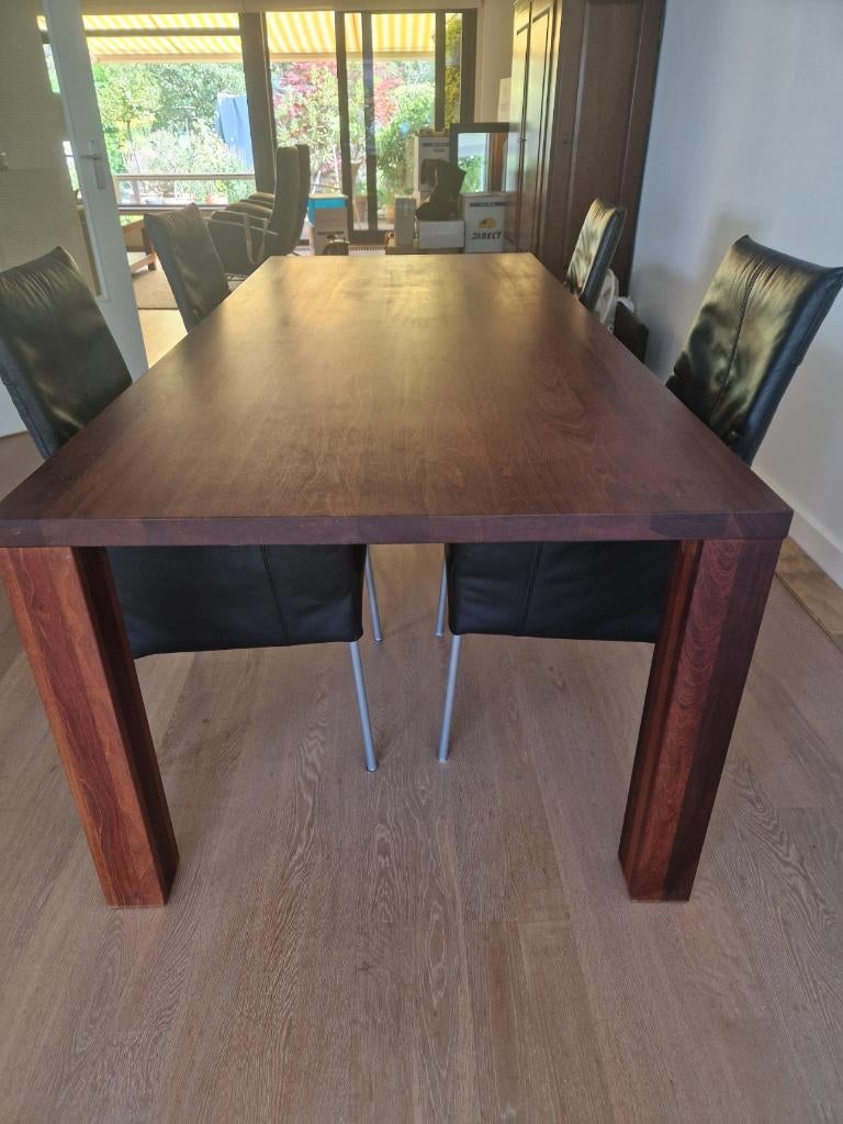 Eettafel, Huis en Inrichting, Ophalen, Overige materialen, Strak, 200 cm of meer