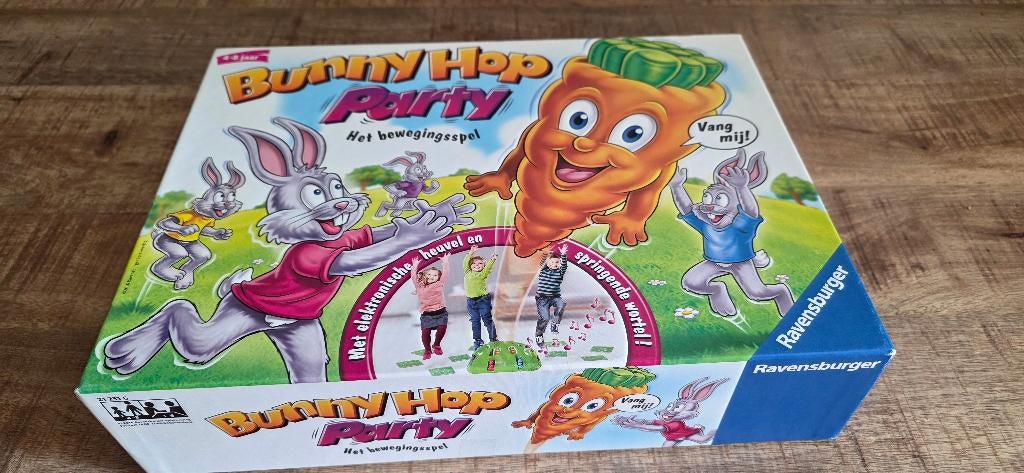 bunny hop party, Hobby en Vrije tijd, Gezelschapsspellen | Bordspellen, Ophalen of Verzenden, Gebruikt