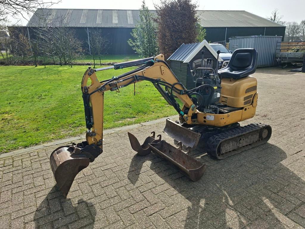 Minikraan te huur met bakkenset, Ophalen, Kraan