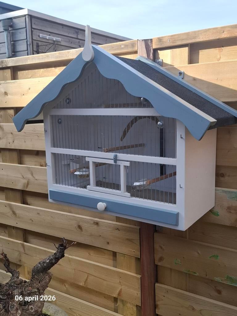 Vogelkooi buiten, Ophalen of Verzenden, Zo goed als nieuw, Metaal, Vogelkooi