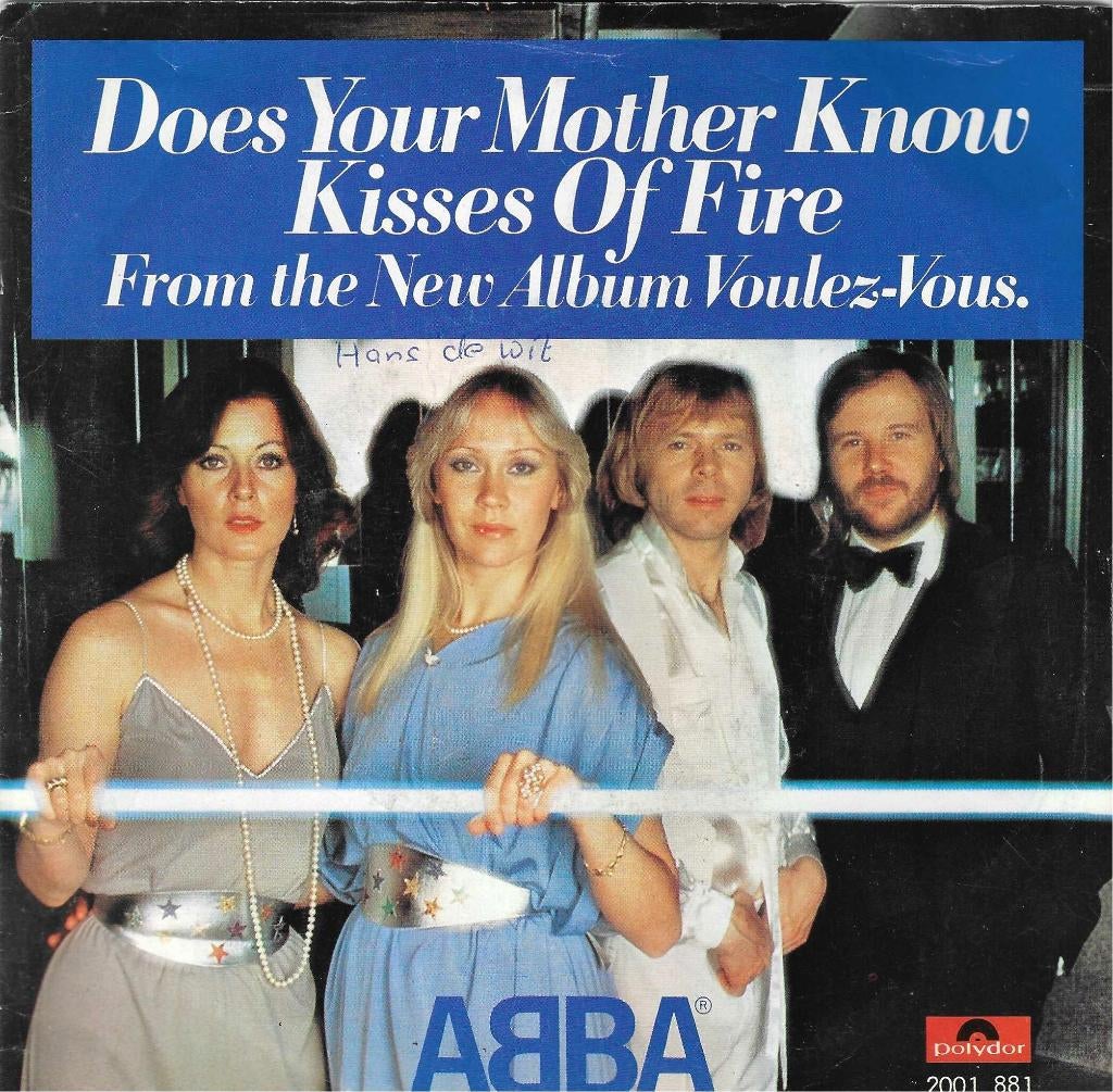 Vinyl single   Abba, Cd's en Dvd's, Vinyl Singles, Ophalen of Verzenden, Gebruikt, Pop