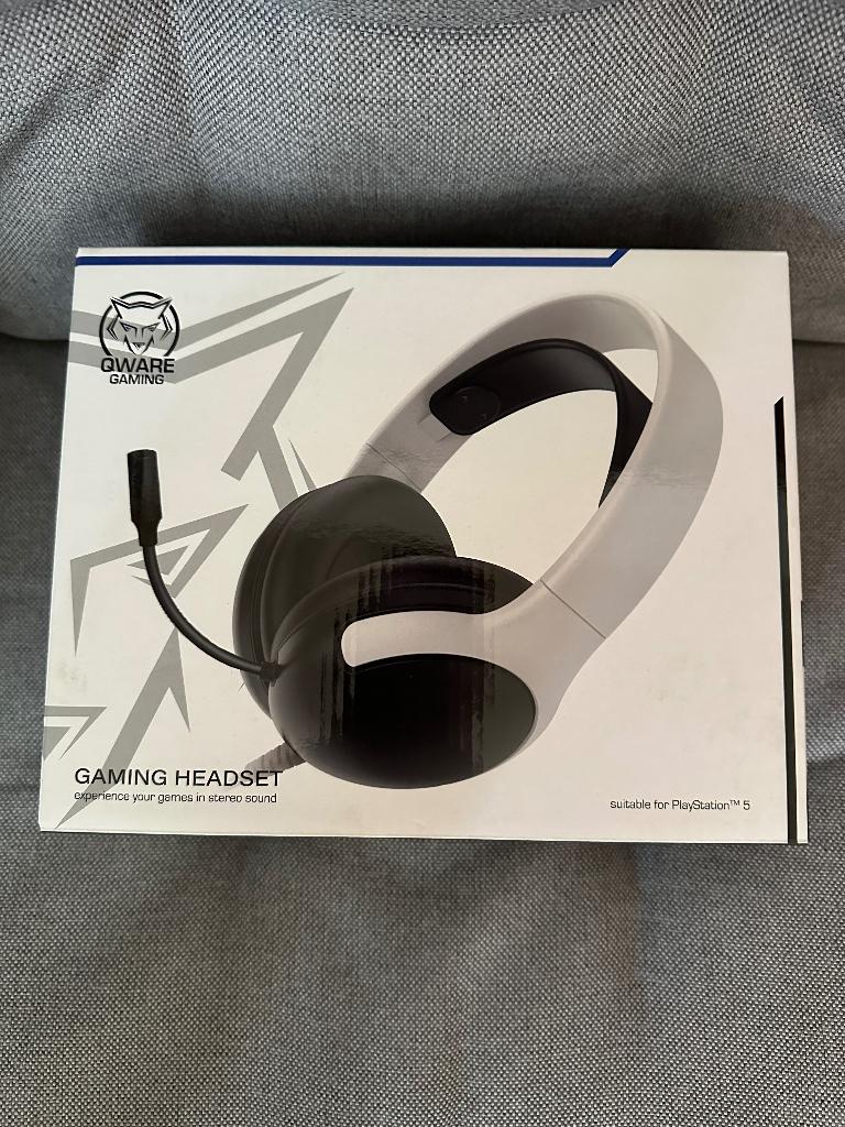 Headset PS5 nieuw in doos, Computers en Software, Headsets, Ophalen, Gaming headset, Nieuw, Qware Gaming