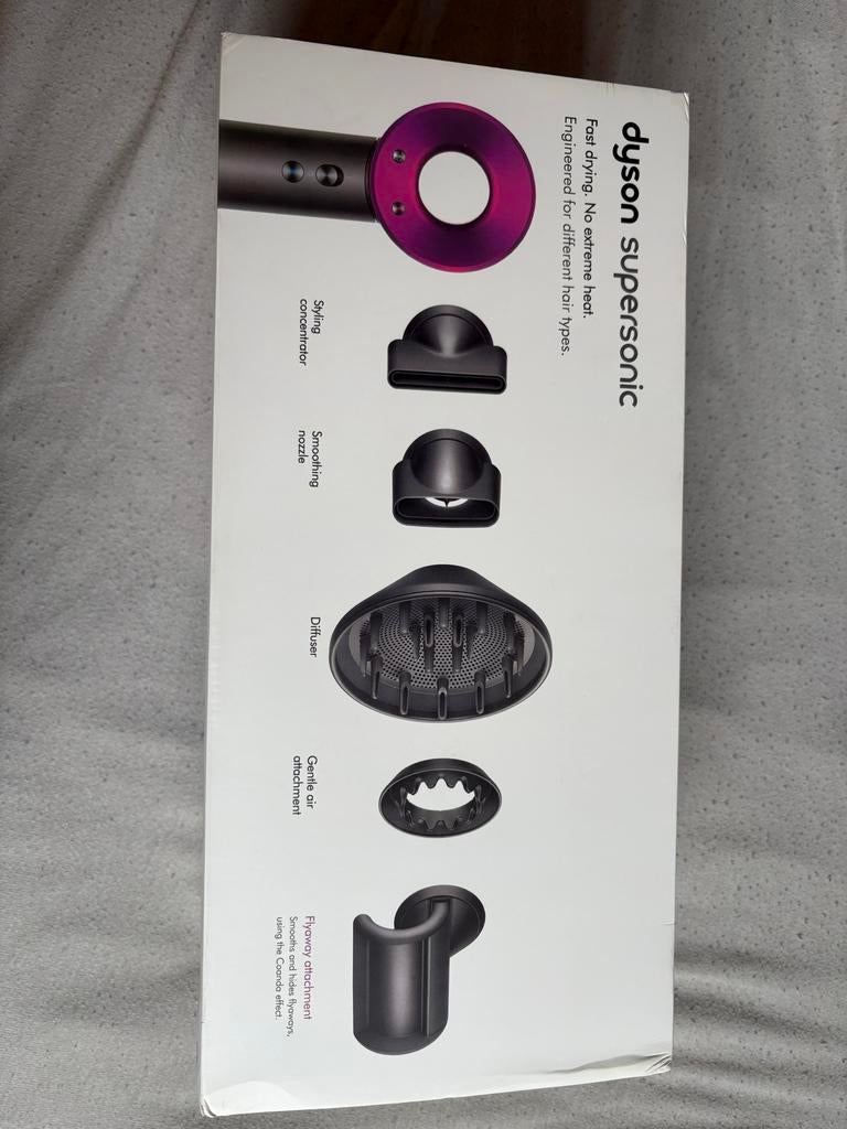 Dyson Supersonic Föhn - Roze/Grijs - Zo goed als nieuw, Ophalen of Verzenden, Zo goed als nieuw, Haarverzorging