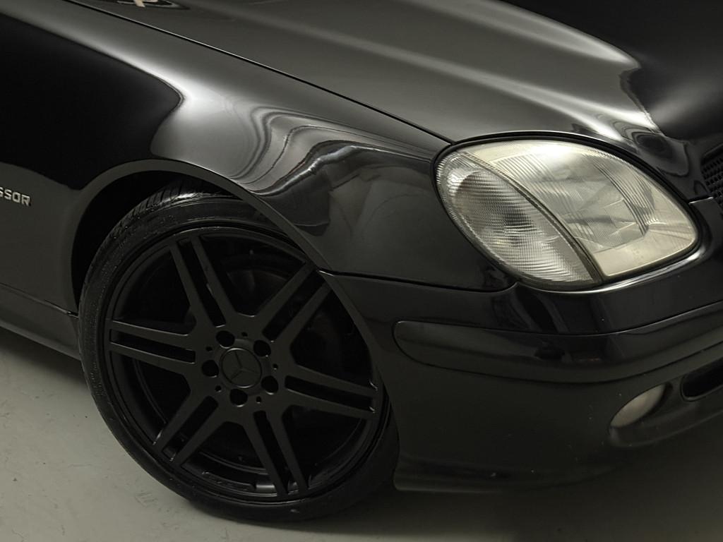 Mercedes-Benz SLK 200 K. BLACK EDITION (bj 2002), 1998 cc, Achterwielaandrijving, Gebruikt, 1340 kg