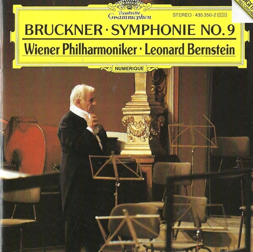 Bruckner Symphonie no. 9 - Leonard Bernstein, Ophalen of Verzenden, Romantiek, Zo goed als nieuw, Orkest of Ballet