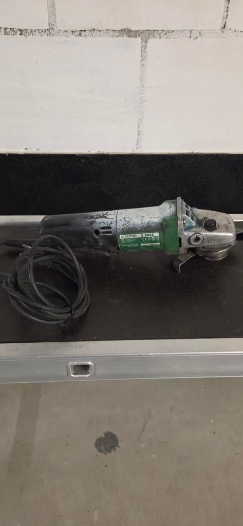 Hitachi G 13SE slijptol, Doe-het-zelf en Verbouw, Gereedschap | Slijpmachines, Ophalen, Gebruikt, 1000 watt of meer, Haakse handslijpmachine