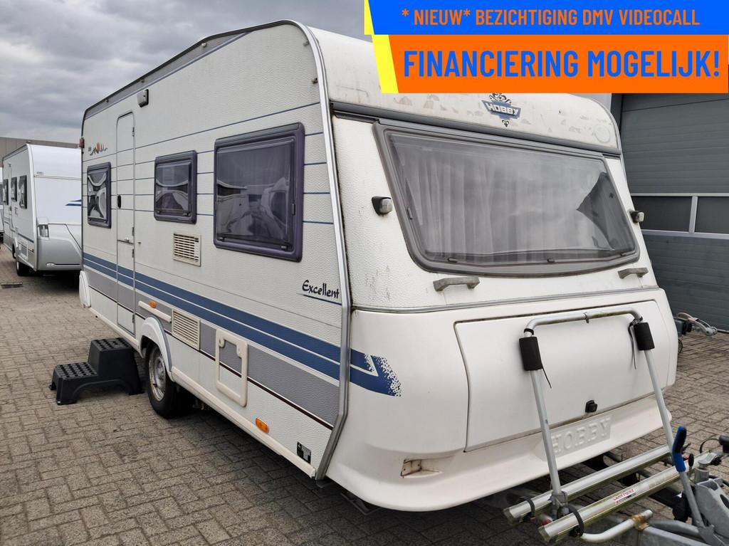 Hobby EXCELLENT 470 MOVER + VOORTENT + DWARSBED + FIETSENDR, Rondzit, Hobby, Bedrijf, 6 tot 7 meter