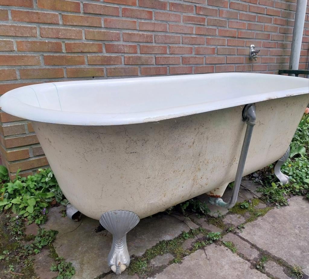 Antiek Bad op Leeuwenpootjes van Tante Brocante, Ophalen, Gebruikt