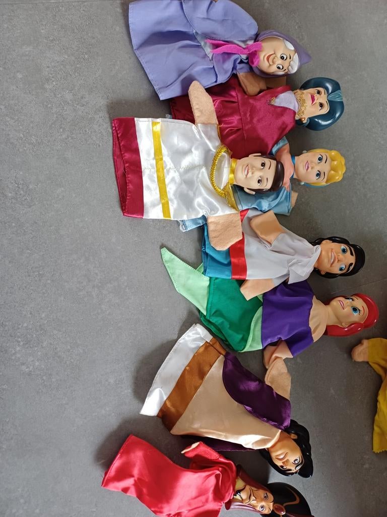 Handpoppen Poppenkast poppen- disney, Ophalen of Verzenden, Gebruikt, Jongen of Meisje
