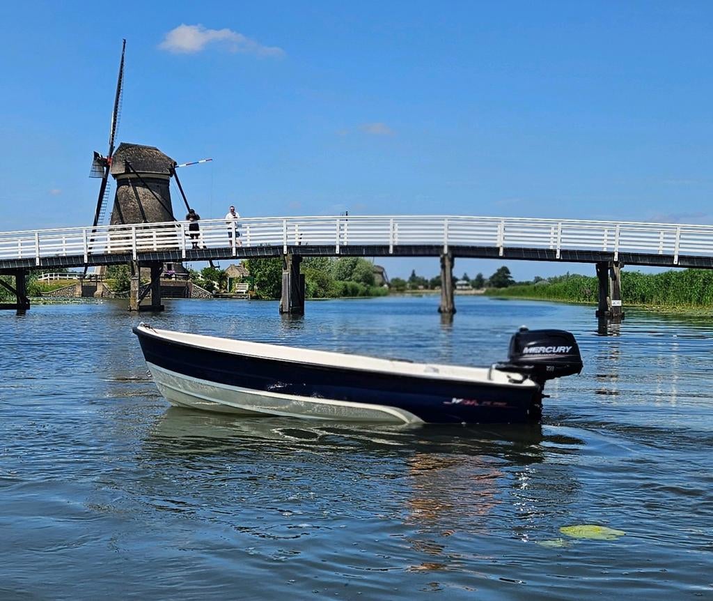 With VIKSUND Sport 265 polyester boot bijboot visboot ZGAN, Tot 10 pk, Ophalen of Verzenden, Zo goed als nieuw, 3 tot 6 meter