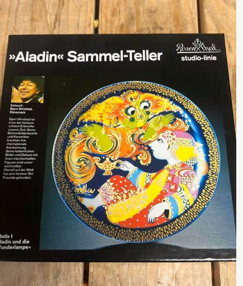 Rosenthal Studio-line Aladin Sammel-Teller - wandbord, Ophalen
