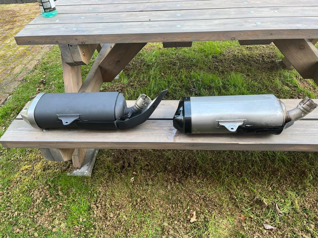 Suzuki v strom  dl 1000 &1050 eind demper, Motoren, Onderdelen | Suzuki, Ophalen of Verzenden, Gebruikt