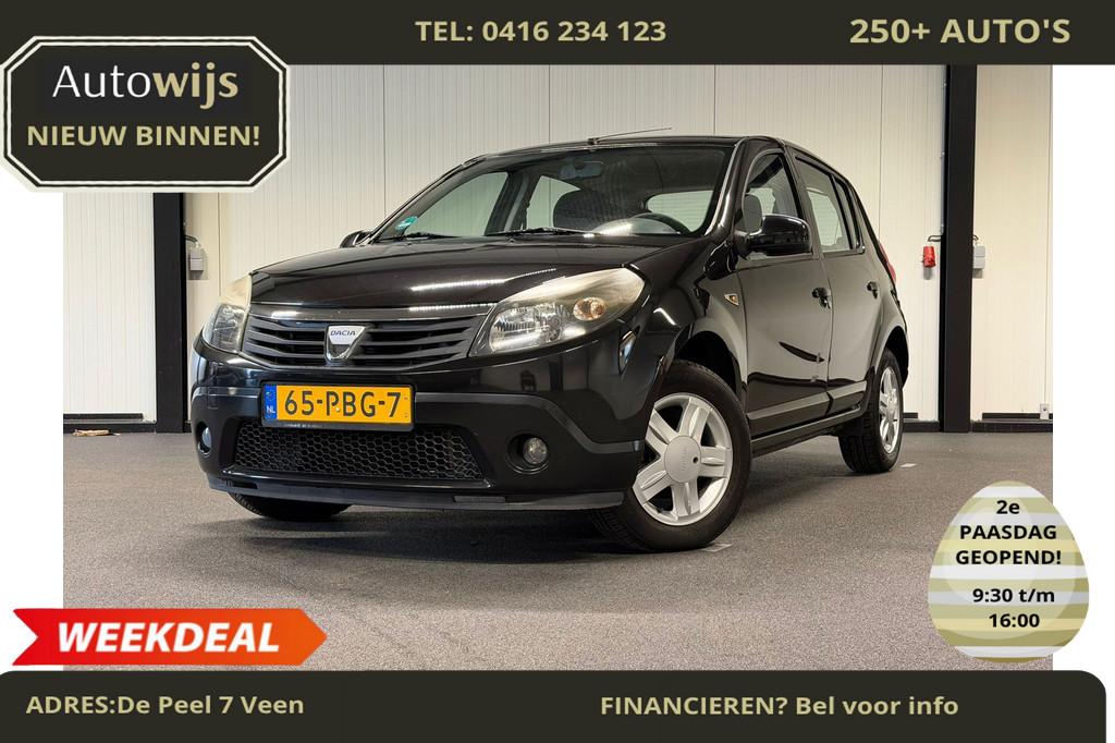Dacia Sandero 1.2 Blackline|82DKM|NL AUTO|Goed onderhouden, Auto's, Dacia, Voorwielaandrijving, Euro 5, Stof, Gebruikt